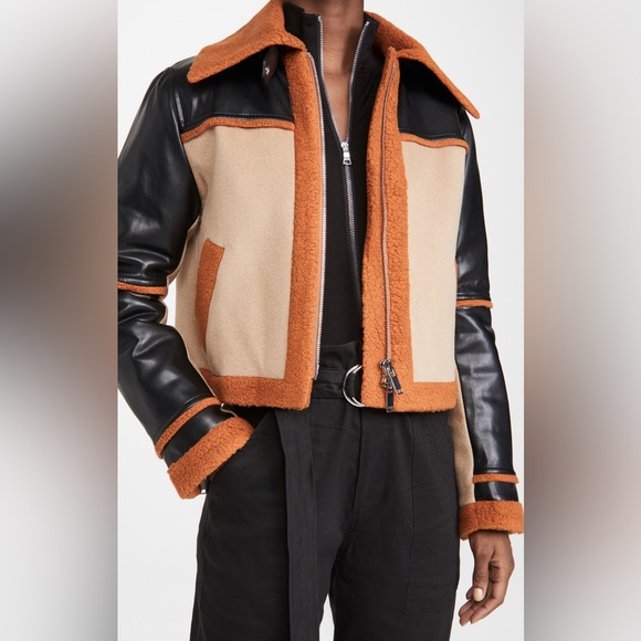 Jonathan Simkhai
Adelynn Color Block Sherpa Jacket - Picture 5 of 11